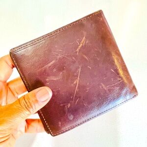 Paul & Taylor Vintage Brown Leather Wallet